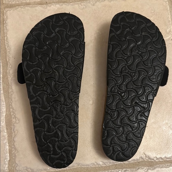 Birkenstock Madrid Black Sandals with Big Buckle - Picture 3 of 3